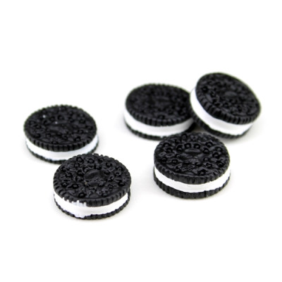 Кабошон печенька OREO черная оптом