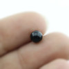 Бусины D=6, 1 гр (10шт) Черные оптом